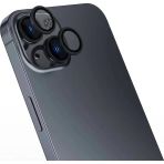 Zore Apple İphone 16 Plus Msra Cl-15 Parmak Izi Bırakmayan Anti-Reflective Kamera Lens Koruyucu-Siyah