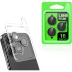 Zore Apple İphone 16 Pro Max Msra Cl-07 Kamera Lens Koruyucu-Siyah