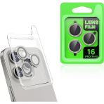 Zore Apple İphone 16 Pro Max Msra Cl-07 Kamera Lens Koruyucu-Titanyum-Gri