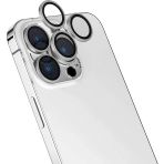 Zore Apple İphone 16 Pro Max Msra Cl-15 Parmak Izi Bırakmayan Anti-Reflective Kamera Lens Koruyucu-Gümüş