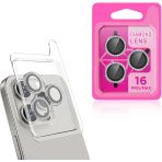 Zore Apple İphone 16 Pro Msra Cl-06 Kamera Lens Koruyucu-Titanyum-Gri