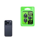 Zore Apple iPhone 17 Pro ve 17 Pro Max Zore CL-07 Kamera Lens Koruyucu Lacivert
