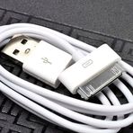 Zore Apple iPhone 4S Beyaz USB Kablo