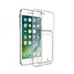 Zore Apple Iphone 8 Plus Kartlıklı Şeffaf Setra Clear Silikon Cep Telefonu Kılıfı