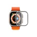 Zore Apple Watch Ultra 49 mm Alm-02 Metal Çerçeveli Ekran Koruyucu