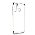 Zore Galaxy A11 Zore Dört Köşeli Lazer Silikon Kılıf
