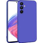 ZORE Galaxy A34 Kılıf MSRA Premier Silikon Kapak - Saks Mavi