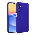 Zore Galaxy ile uyumlu A25 Kılıf Zore Premier Silikon Kapak Saks Mavi