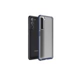 Zore Galaxy ile uyumlu S21 FE Kılıf Zore Volks Kapak Lacivert