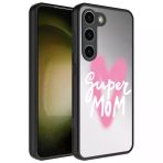 Zore Galaxy İle Uyumlu S23 Plus Kılıf Aynalı Desenli Kamera Korumalı Parlak Mirror Kapak