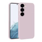 Zore Galaxy ile uyumlu S23 Plus Kılıf Zore Premier Silikon Kapak Rose Gold