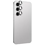 Zore Galaxy İle Uyumlu S24 Titanium Premium Temperli Kamera Lens Koruyucu, Gri