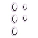 Zore Galaxy İle Uyumlu S24 Ultra Kamera Lens Koruyucu Cam Filmi, Derin Mor
