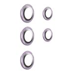 Zore Galaxy İle Uyumlu S24 Ultra Kamera Lens Koruyucu Cam Filmi, Titanyum-Mor