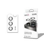 Zore Galaxy ile uyumlu S25 CL-12 Premium Safir Parmak İzi Bırakmayan Anti-Reflective Kamera Lens Koruyucu Gümüş