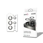 Zore Galaxy ile uyumlu S25 Ultra CL-12 Premium Safir Parmak İzi Bırakmayan Anti-Reflective Kamera Lens Koruyucu Gri