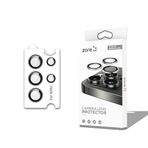 Zore Galaxy ile uyumlu S25 Ultra CL-12 Premium Safir Parmak İzi Bırakmayan Anti-Reflective Kamera Lens Koruyucu Siyah