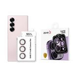 Zore Galaxy İle Uyumlu Z Fold 6 CL-11 Safir Parmak İzi Bırakmayan Anti-Reflective Kamera Lens Koruyucu, Pembe