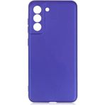 ZORE Galaxy S21 FE Kılıf MSRA Premier Silikon Kapak - Saks Mavi