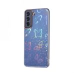 Zore Galaxy S21 FE Sidney Desenli Sert Kapak Kılıf