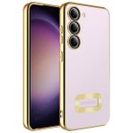 Zore Galaxy S23 Plus Kamera Korumalı Logo Gösteren Omega Cep Telefonu Kılıfı