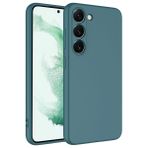Zore Galaxy S23 Plus Siyah Mara Lansman İç Yüzeyi Kadife Cep Telefonu Kılıfı
