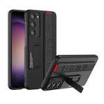 Zore Galaxy S23 Standlı El Tutacaklı Band Beyaz Cep Telefonu Kılıfı