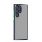 Zore Galaxy S23 Ultra Hux Düğme ve Kapak Zıt Renk Cep Telefonu Kılıfı
