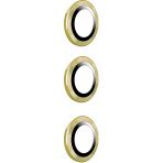Zore Galaxy S24 Plus Uyumlu Msra Kamera Lens Koruyucu Cam Filmi-Gold