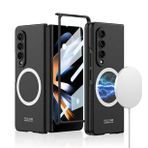 Zore Galaxy Z Fold 4 Wireless Şarj Özellikli Kıpta Magsafe Kapak Kılıf