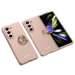 Zore Galaxy Z Fold 5 Kıpta Yüzüklü Flip Sert Cep Telefonu Kılıfı