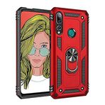 Zore Huawei Y9 ile Uyumlu Prime 2019 Vega için Silikon Kırmızı Cep Telefonu Kılıfı