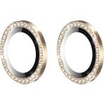 Zore İphone 11 Uyumlu Msra Cl-06 Kamera Lens Koruyucu-Gold