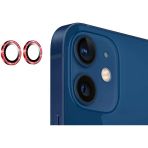 Zore İphone 11 Uyumlu Msra Cl-06 Kamera Lens Koruyucu-Kırmızı