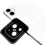 Zore İphone 11 Uyumlu Msra Cl-09 Kamera Lens Koruyucu-Siyah