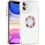 Zore İphone 11 Uyumlu Zore Kongo Kılıf-Beyaz