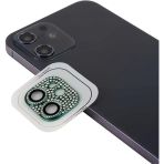 Zore İphone 12 Mini Uyumlu Msra Cl-08 Kamera Lens Koruyucu-Koyu Yeşil