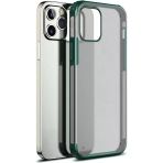 Zore İphone 12 Pro Max Uyumlu Msra Volks Kapak-Koyu Yeşil