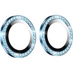 Zore İphone 12 Uyumlu Msra Cl-06 Kamera Lens Koruyucu-Mavi