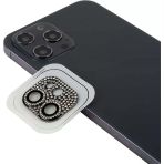 Zore İphone 12 Uyumlu Msra Cl-08 Kamera Lens Koruyucu-Siyah
