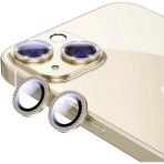 Zore İphone 13 Mini Uyumlu Msra Cl-06 Kamera Lens Koruyucu-Gold