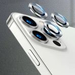Zore İphone 13 Pro Max Uyumlu Msra Cl-04 Kamera Lens Koruyucu-Gümüş