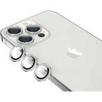 Zore İphone 13 Pro Max Uyumlu Msra Cl-06 Kamera Lens Koruyucu-Gümüş