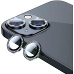 Zore İphone 13 Uyumlu Msra Cl-06 Kamera Lens Koruyucu-Siyah