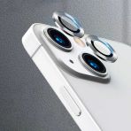 Zore İphone 13 Uyumlu Msra Cl-07 Kamera Lens Koruyucu-Gümüş