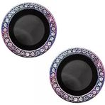 Zore İphone 14 Plus Uyumlu Msra Cl-06 Kamera Lens Koruyucu-Colorful