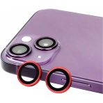 Zore İphone 14 Plus Uyumlu Msra Cl-07 Kamera Lens Koruyucu-Kırmızı