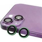 Zore İphone 14 Plus Uyumlu Msra Cl-07 Kamera Lens Koruyucu-Koyu Yeşil