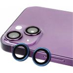 Zore İphone 14 Plus Uyumlu Msra Cl-07 Kamera Lens Koruyucu-Lacivert