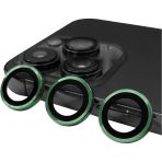 Zore İphone 14 Pro Max Uyumlu Msra Cl-07 Kamera Lens Koruyucu-Koyu Yeşil